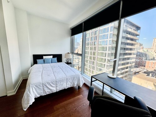 Bedroom - 1102-1155 Rue De La Montagne, Montréal (Ville-Marie), QC 