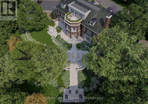 Birds Eye Rear - Rendering - 89 Ardwold Gate, Toronto, ON 