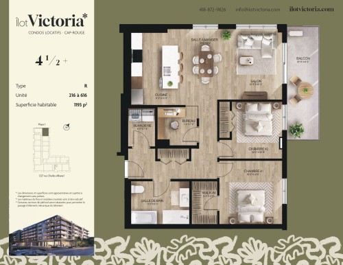 316-1227 Rue Charles-Albanel , Québec (Sainte-Foy/Sillery/Cap-Rouge), QC G1X 4V1 2