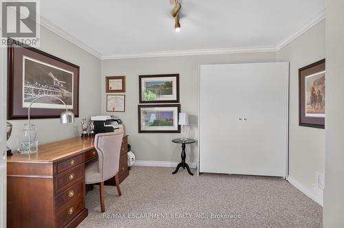 Basement bedroom/office w/ Murphy Bed included - 112 Fairwood Place W, Burlington, ON 
