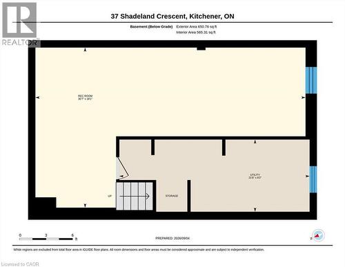 Floor plan - 37 Shadeland Crescent, Kitchener, ON 