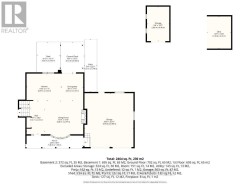MAIN LEVEL FLOOR PLAN & EXTERIOR SHED - 