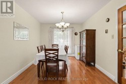 Hardwood floors continued in the dining room - 