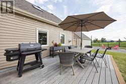 Composite Deck off Kitchen for Outdoor Dining - 