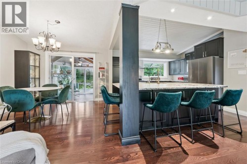 Hardwood-style flooring throughout - 100 Forest Hill Drive, Kitchener, ON 