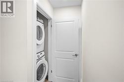 Main floor stacked laundry - 