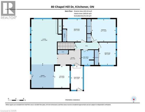 Floor plan - 80 Chapel Hill Drive, Kitchener, ON 