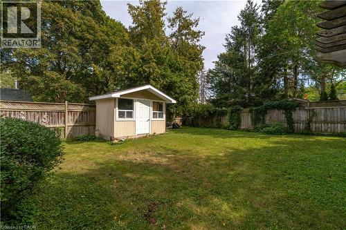 Expansive fully fenced yard - 35 Perth Road, Kitchener, ON 