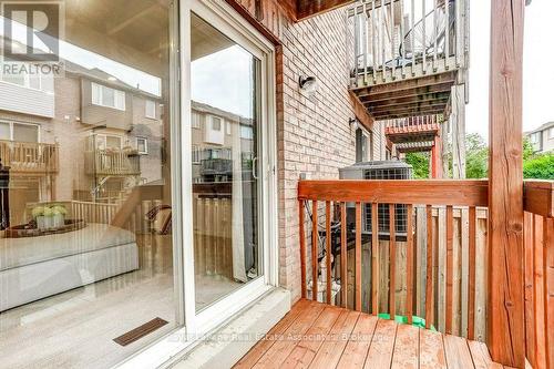 Deck in the back - 7222 Deanlee Court, Mississauga, ON 