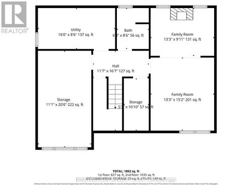 Floor Plans - Lower Level - 2364 Jefferson Street, Ottawa, ON 
