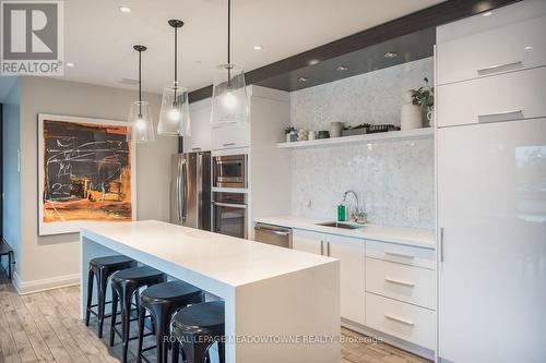 Convenient kitchen in the party room - 205 - 102 Grovewood Common, Oakville, ON 