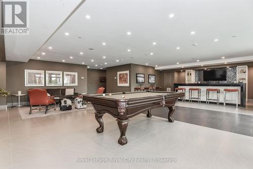 Upper level billiards rooms with wetbar - 306 - 150 Wellington Street E, Guelph (Downtown), ON 