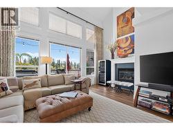 Cozy gas fireplace feature - 