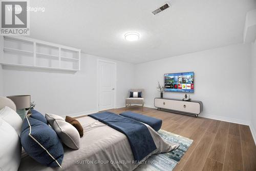 4th room Lower level NEW baseboards/trim - 126 Angelene Street, Mississauga, ON 