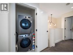 Convenient upper floor stacking laundry - 