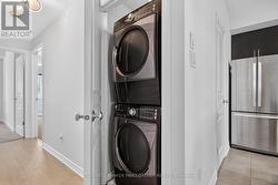 Well-positioned stacked washer/dryer - 