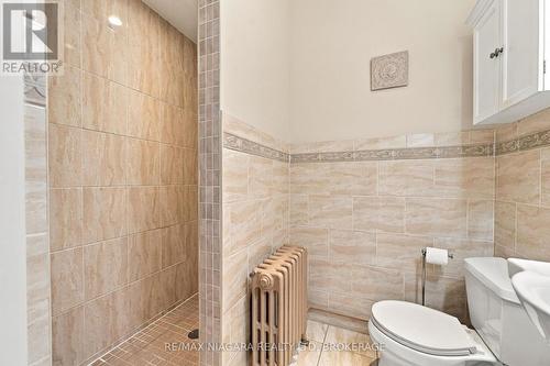 Main floor 3 PC bathroom with tiled shower - 8 Trafalgar Street, St. Catharines (Downtown), ON 