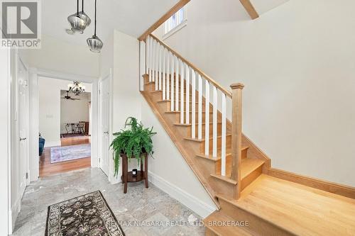 Maple staircase to 2nd floor - 8 Trafalgar Street, St. Catharines (Downtown), ON 