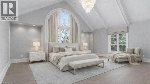 Virtually Staged, Primary Bedroom - 3320 Guelph Line, Burlington, ON 