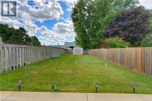 View from the backyard patio - 42 Buchanan Crescent, Brantford, ON 