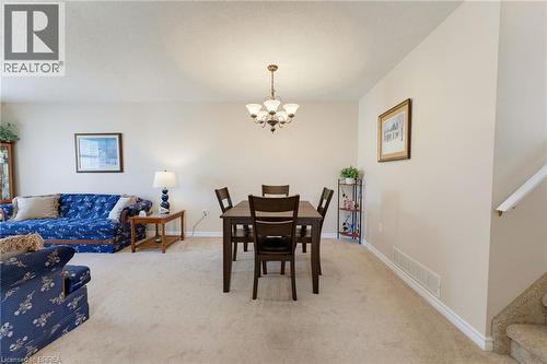 Dining Room right off the Kitchen - 42 Buchanan Crescent, Brantford, ON 
