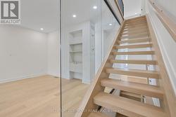Custom staircase with 3\" treads and wide stringers - 