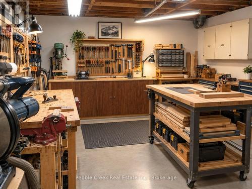 Basement workshop - virtually staged - 16 - 27 Fairhaven Lane, Goderich (Goderich (Town)), ON 