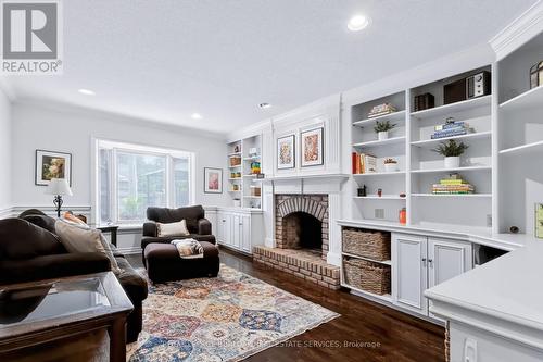 4248 Dunvegan Road, Burlington, ON - Indoor Photo Showing Living Room With Fireplace