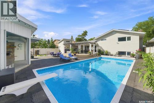 273 Carleton Drive, Saskatoon, SK - Outdoor With In Ground Pool With Deck Patio Veranda With Backyard With Exterior