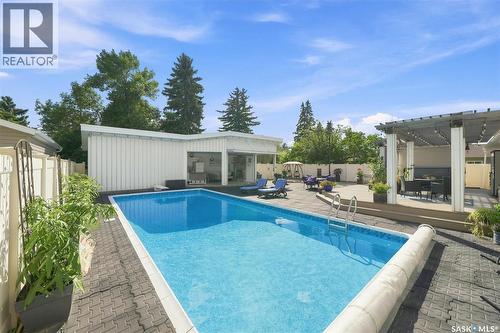 273 Carleton Drive, Saskatoon, SK - Outdoor With In Ground Pool With Deck Patio Veranda With Backyard