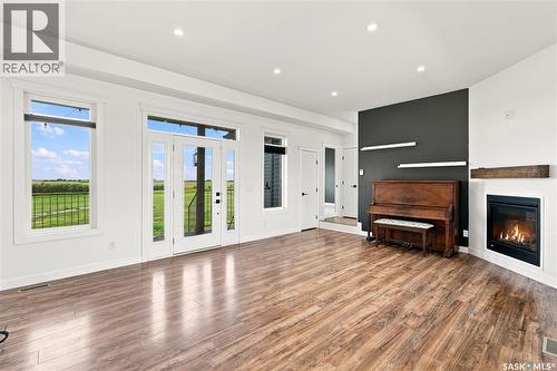 Wiwchar Acreage, Vanscoy Rm No. 345, SK - Indoor With Fireplace