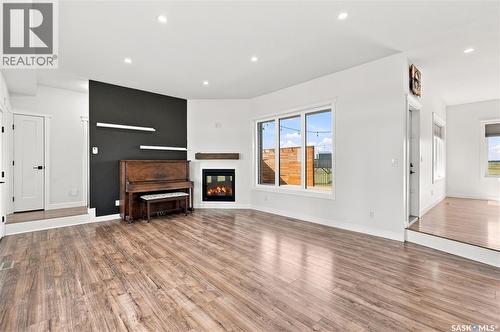 Wiwchar Acreage, Vanscoy Rm No. 345, SK - Indoor With Fireplace