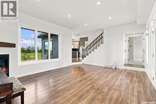 Wiwchar Acreage, Vanscoy Rm No. 345, SK - Indoor With Fireplace