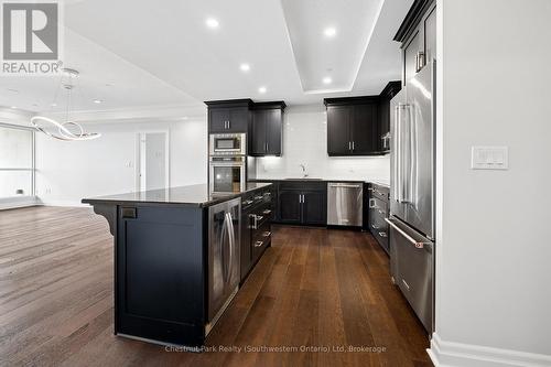 River Mill | 1503-150 Wellington Street E., Guelph - 1503 - 150 Wellington Street E, Guelph (Downtown), ON - Indoor Photo Showing Kitchen With Upgraded Kitchen