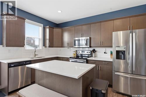 1040 Kolynchuk Crescent, Saskatoon, SK - Indoor Photo Showing Kitchen With Upgraded Kitchen