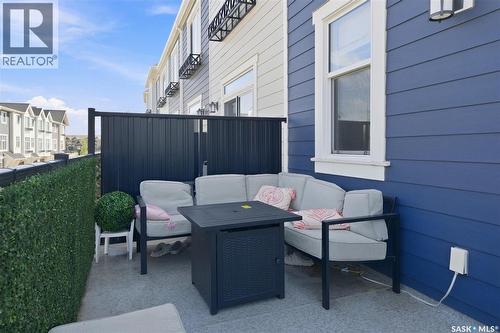 703 Meadows Boulevard, Saskatoon, SK - Outdoor With Deck Patio Veranda With Exterior