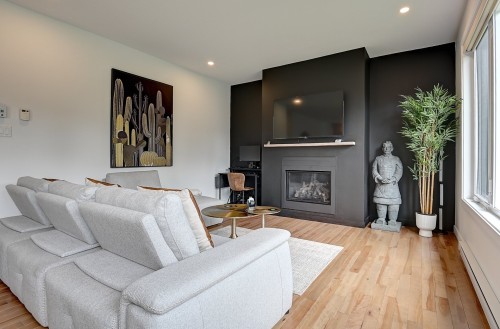 Salon - 115 Ch. Vézina, Saint-Jean-De-Matha, QC - Indoor Photo Showing Living Room With Fireplace