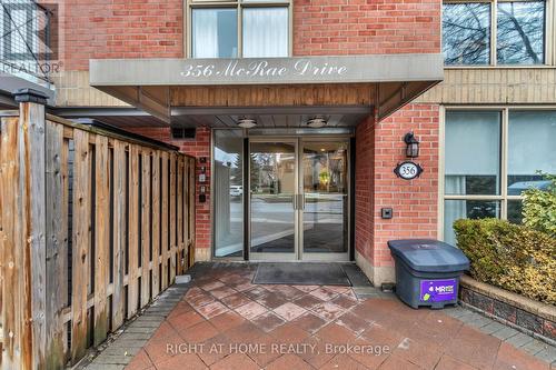 406 - 356 Mcrae Drive, Toronto, ON - Outdoor With Exterior