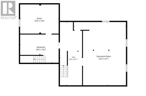 Basement Floor Plan - 14 Bindon Place, St John'S, NL - Other