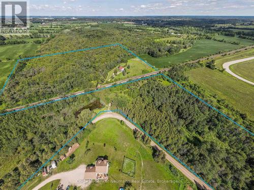Aerial view with approximate borders - 7530 Macpherson Lane, Puslinch, ON 