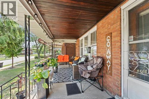 1481 Benjamin Avenue, Windsor, ON - Outdoor With Deck Patio Veranda With Exterior
