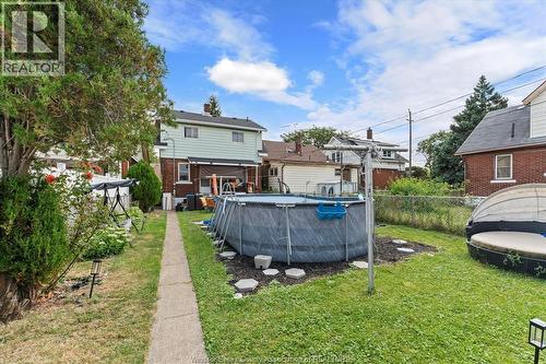 1481 Benjamin Avenue, Windsor, ON - Outdoor With Above Ground Pool