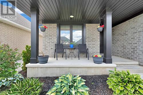 Front porch to enjoy a coffee/drink. - 48 Ambrosia Path, St. Thomas, ON - Outdoor With Deck Patio Veranda