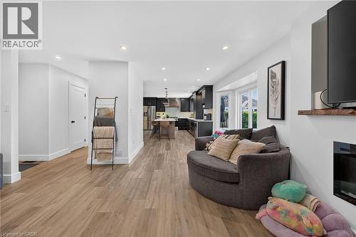 3 Kintyre Court, Caledonia, ON - Indoor Photo Showing Living Room With Fireplace