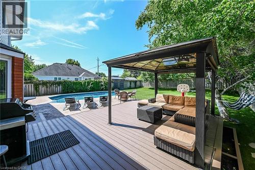 3 Kintyre Court, Caledonia, ON - Outdoor With In Ground Pool