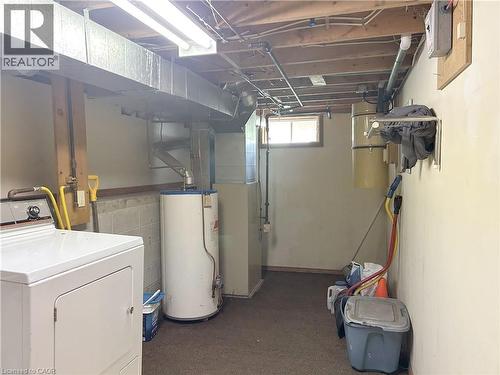 basement utility room - 100 Stanley Street, Simcoe, ON - Indoor Photo Showing Basement