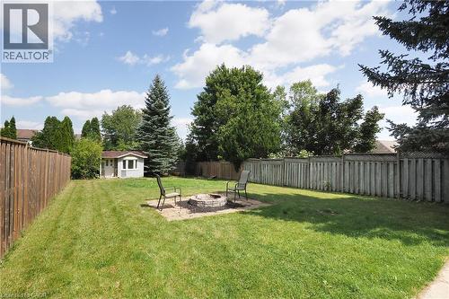 495 Misty Crescent, Kitchener, ON - Outdoor With Backyard