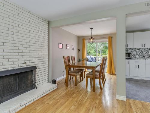 117 Brookside Road, Brookside, NS - Indoor Photo Showing Dining Room With Fireplace
