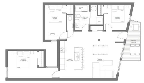 Plan (croquis) - 201-5995 Rue Hamilton, Montréal (Le Sud-Ouest), QC - Other