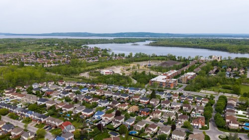 Photo aérienne - 4461 Rue Cécile, Montréal (Pierrefonds-Roxboro), QC - Outdoor With Body Of Water With View